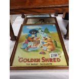 3 Framed prints of vintage adverts Collect Only