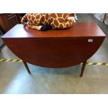 A vintage teak drop leaf dining table Collect only