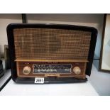 A vintage Ecko valve radio A/F Collect only