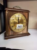A vintage metamec mantle clock
