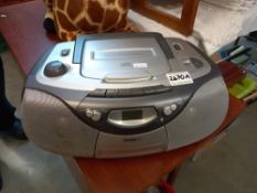A Phillips CD/radio/tape deck (model AZ 1003/05 Collect only
