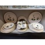 A Palissy Sandon Rose dinner service Collect Only