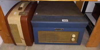 A Vintage Dansette record player & Fidelity Argyll Minor reel to reel tape player COLLECT ONLY