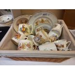 A basket of Royal memorabilia Collect Only