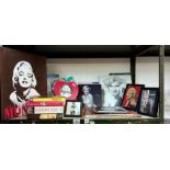 A mixed lot of Marilyn Monroe photos, small calendar, magazines and DVD's etc Collect Only