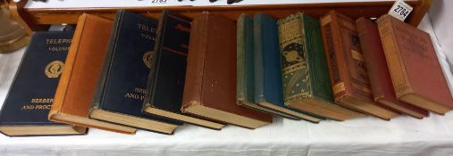 A quantity of antiquarian collectable books Collect only