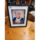 A signed framed and glazed picture of Doris Day with certificate COLLECT ONLY