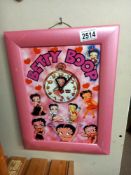 A Betty Boop clock COLLECT ONLY