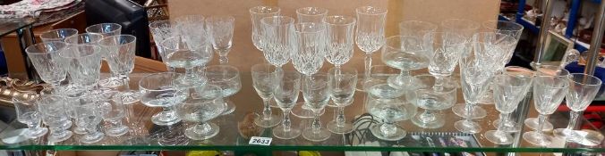 A good lot of drinking glasses and dessert bowls. Collect Only