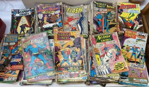 A collection of 355 mainly Silver Age DC comics including Worlds Finest, The Atom, Superboy, Flash