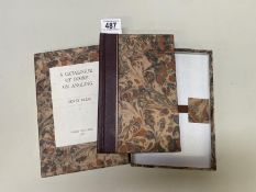 Ellis, Henry - A Catalogue of Books on Angling 1977 Honey Dun Press in presentation box