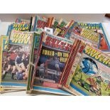 A nice collection of approximately 109 Roy of the Rovers comics with dates from 1980-1982