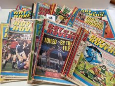 A nice collection of approximately 109 Roy of the Rovers comics with dates from 1980-1982