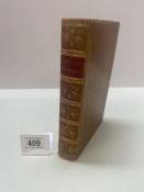 Bewick, Thomas A General History of Quadrupeds 1824 - bound in yellow leather