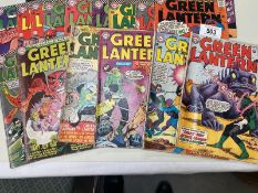 Green Lantern a run of 23 Silver Age DC Comics starting issue 34 to 69 1965-1969