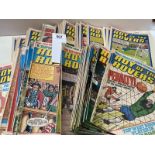 A nice collection of approximately 128 Roy of the Rovers comics with dates from 1976-1979