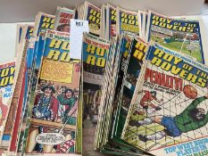 A nice collection of approximately 128 Roy of the Rovers comics with dates from 1976-1979