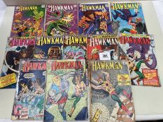 Hawkman a run of 11 Silver Age DC Comics starting issue 4 to 25 1964-1967