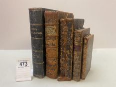 Antiquarian books including The Poetical Works of William Collins 1805; The Poetical Works of