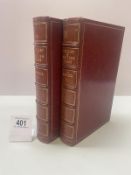 Bewick, Thomas A History of British Birds 2 Volumes Vol I 1797 and Vol 2 1804 - finely bound in