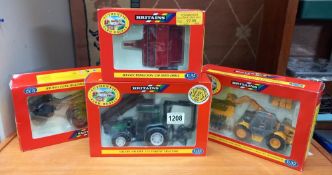 4 Britain's farm series 09447, 9460, 00039, 9577, 1/32 scale models