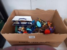 Approx 48 Skylander figures and 3 charms