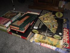 A quantity of vintage board games including Colditz, unchecked but some a/f COLLECT ONLY