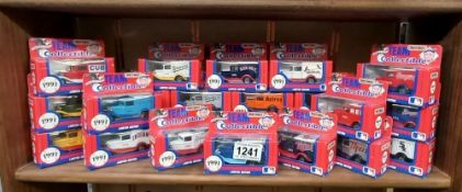 26 boxed Matchbox 1991 National league baseball team collectables model A Ford vans