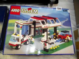 A Lego system 6397 Octan petrol station, believed to be complete