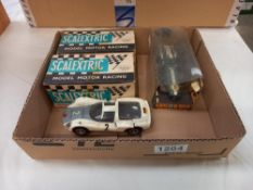 2 boxed Scalextric C82 Lotus and C81 Cooper and Airfix hi speed Eagle weslake and a monogram slot