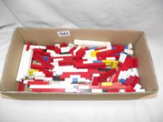 A box of vintage Lego