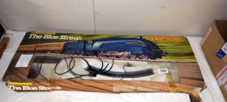 A Hornby railway Sir Nigel Gresley The blue streak train set (incomplete)