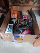 A box of boxed diecast including Corgi, Lledo, EFE etc