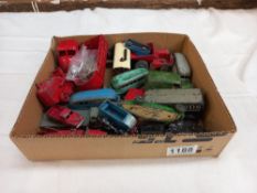 A tray of mixed diecast including Dinky, Dublo, Crescent and Marx