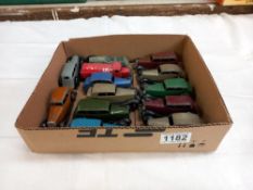 A good selection of Dinky pre-post war cars including some with open chassis