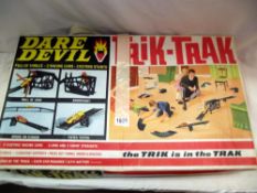 A rare boxed Tri-ang Spot-On Dare Devil Trik Trak set