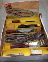 A Tri-ang train set, unchecked, no box lid