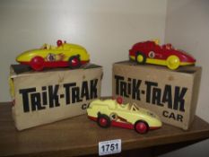 2 boxed Tri-ang Spot-On Trik-Trak cars and 1 other