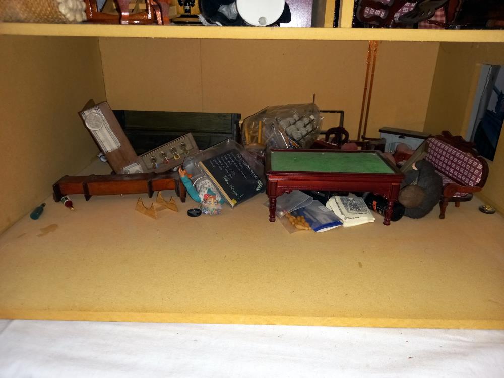 A part built dolls house and contents COLLECT ONLY - Image 6 of 6