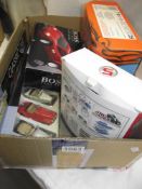 A boxed Hugo Boss remote control, Lamborghini countach and classic car gift set
