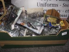 A large box of model military aircraft including sky wings