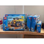 5 boxed and unopened Lego city sets