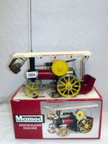 A boxed Mamod Showmans Engine