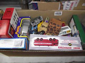 A quantity of boxed and loose diecast including Corgi and Matchbox