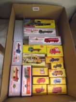 18 boxed Atlas editions Dinky commercial vehicle replicas including Foden, Leyland, Bedford etc
