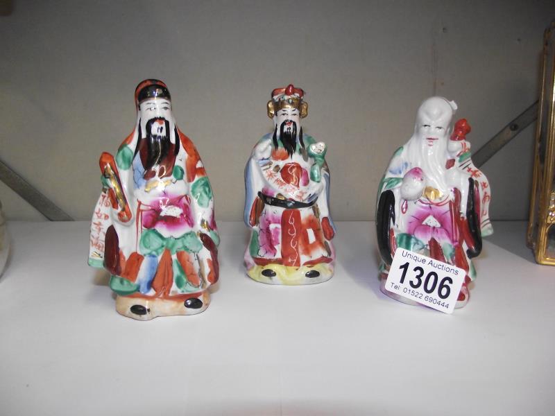 3 'lucky' Chinese figures (fortune, prosperity and longevity)