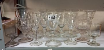 A good lot of sturdy drinking glasses COLLECT ONLY