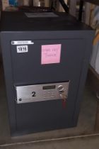 A Yale certified digital safe with 2 keys COLLECT ONLY