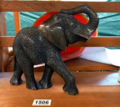 A polished stone elephant COLLECT ONLY