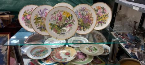 A good lot of collectors cabinet plates COLLECT ONLY